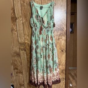 Taylor Aztec Western Style Maxi Dress